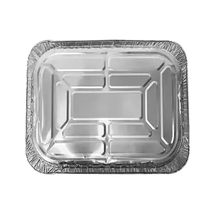 Charola mega max de aluminio rectangular grande con capacidad de 6.67…
