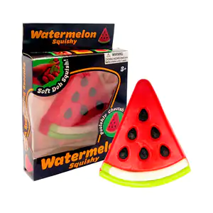 Squeeze pegajoso antiestrés en forma de sandia, watermelon squishy / …