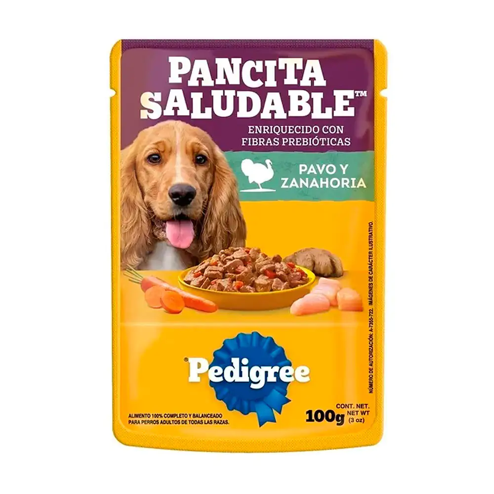 1pz alimento húmedo para perros, sobre pedigree de pavo y zanahoria, …