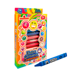 Paquete con 24 crayones triangulares de cera jumbo para entrenamiento…
