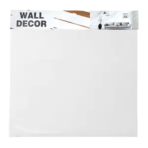 Paquete con 5 láminas de papel tapiz color blanco, 60x60cm