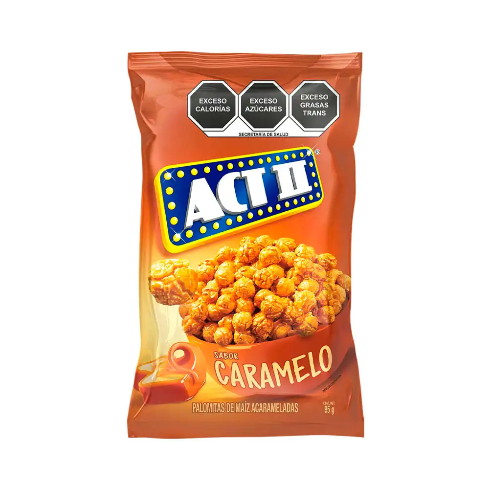 1pza bolsa de palomitas ACT ll sabor caramelo, 95g / 560299