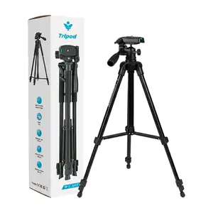 Tripié plegable para cámara o celular con nivelador, ángulos ajustabl…
