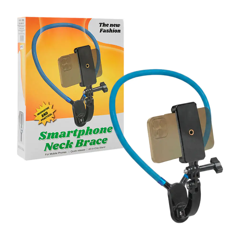 Soporte para celular flexible tipo brazalete para el cuello / bbg-609…