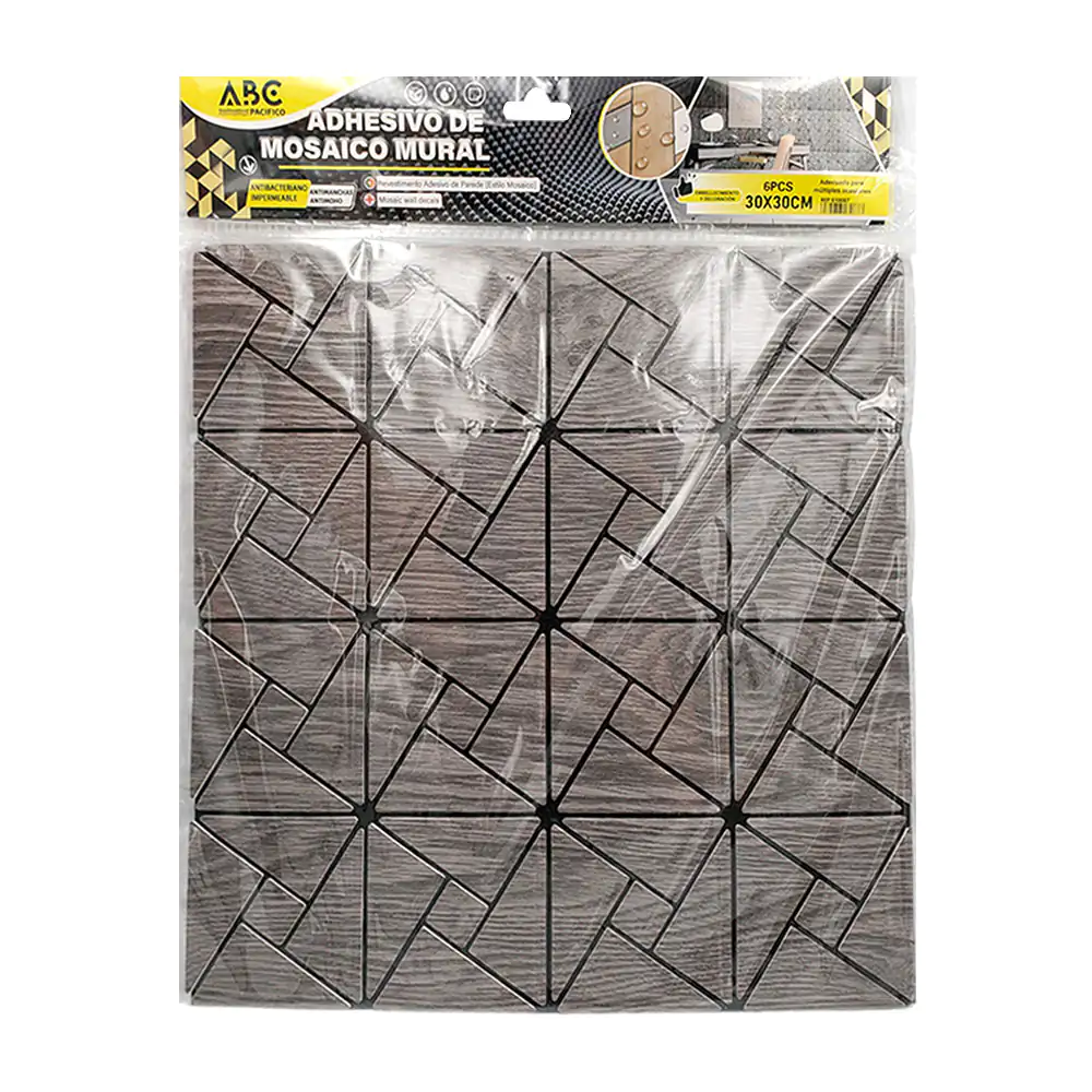 Paquete con 6 láminas para pared, 30x30cm con diseño estilo rehilete …