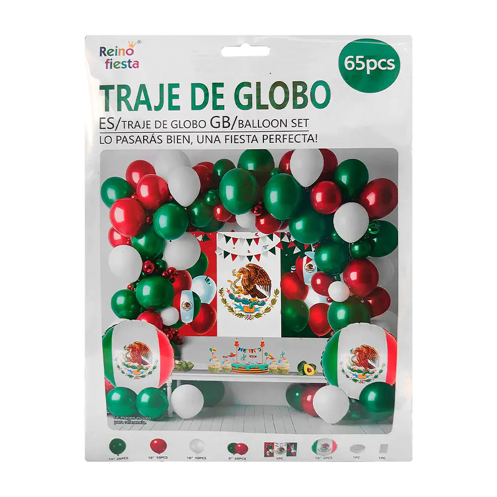 Kit decorativo reino fiesta de 65 piezas con temática de fiesta mexic…