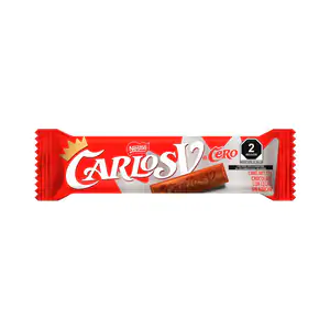 1pza Chocolate carlos v cero, chocolate con leche sin azúcar de 17g /…