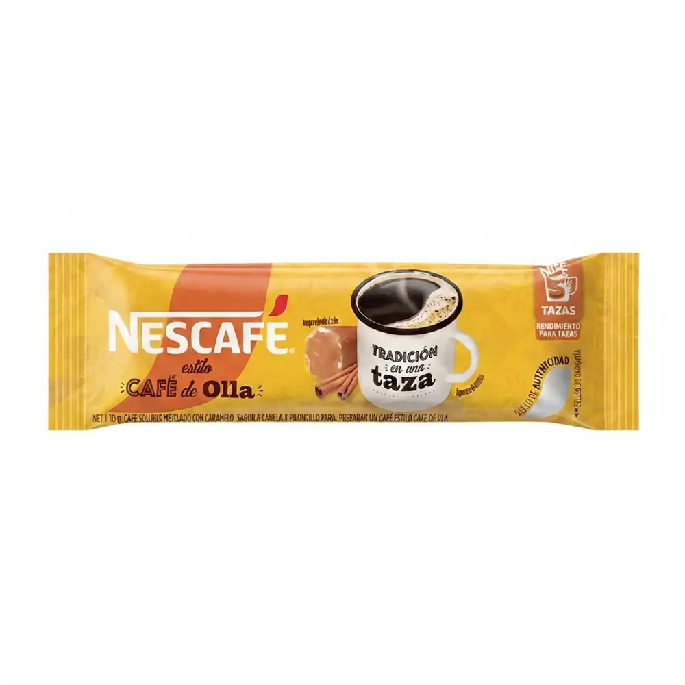 1pz sobre de café nescafe estilo café de olla, 10g / 639936