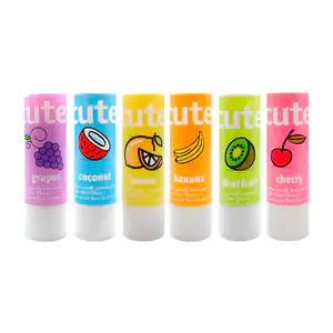 1pz bálsamo labial mágico humectante, variedad de frutas y aromas / 6…