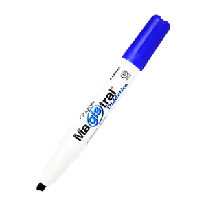 1pza marcador en color azul de punta gruesa para pizarrón blanco
