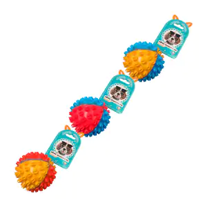 Pelota mordedera para mascota con textura de picos, variedad de color…