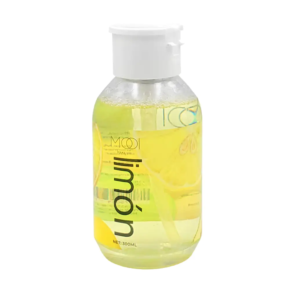 Agua desmaquillante mooi con extracto de limón + botella dispensadora…