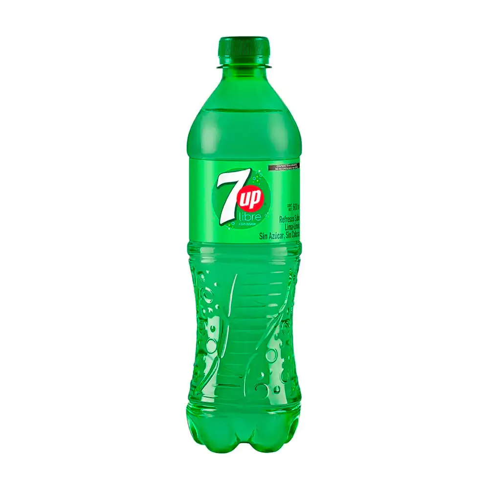 1pz refresco 7up sabor lima limón sin calorias, 400ml / 7up400
