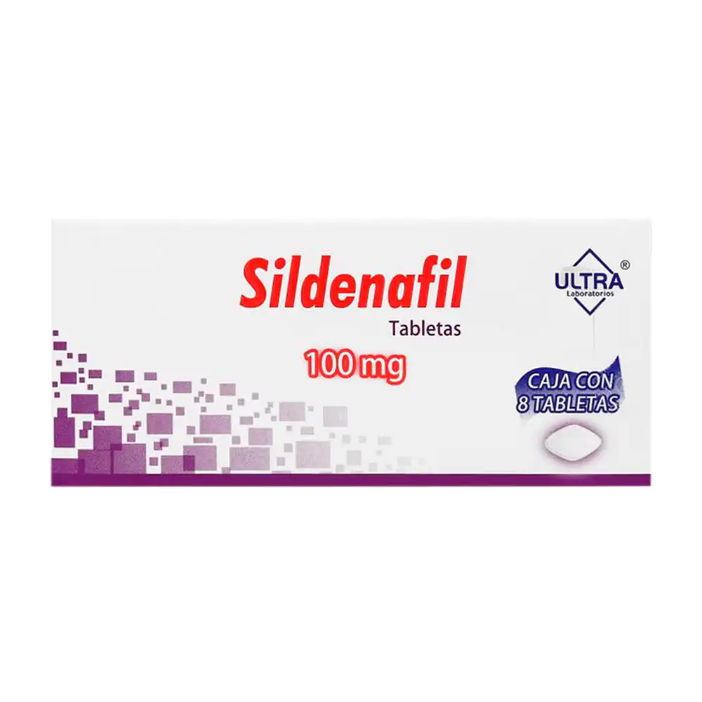 1pza Caja sildenafil con 8 tabletas de 100g para hombre / 806597