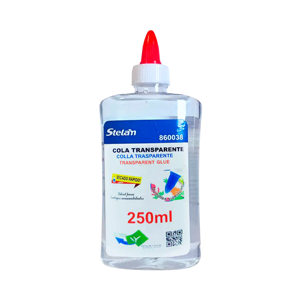 Bote con silicón frío stelam de 250ml de secado rápido / cola transpa…