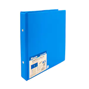 Carpeta recopilador stelan con 2 anillos metálicos, 24x21x3.5cm, vari…