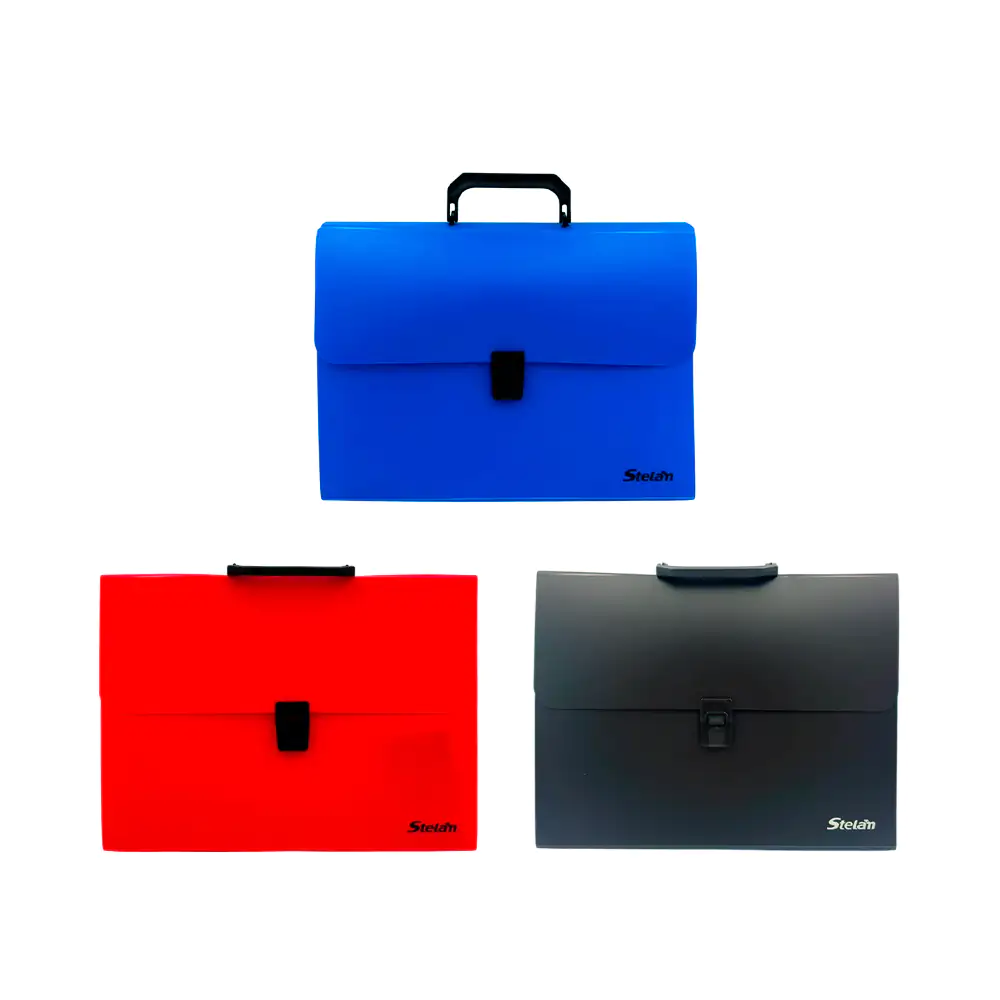 Carpeta fuelle stelam tipo maletin de plastico, 33x25cm, variedad de …