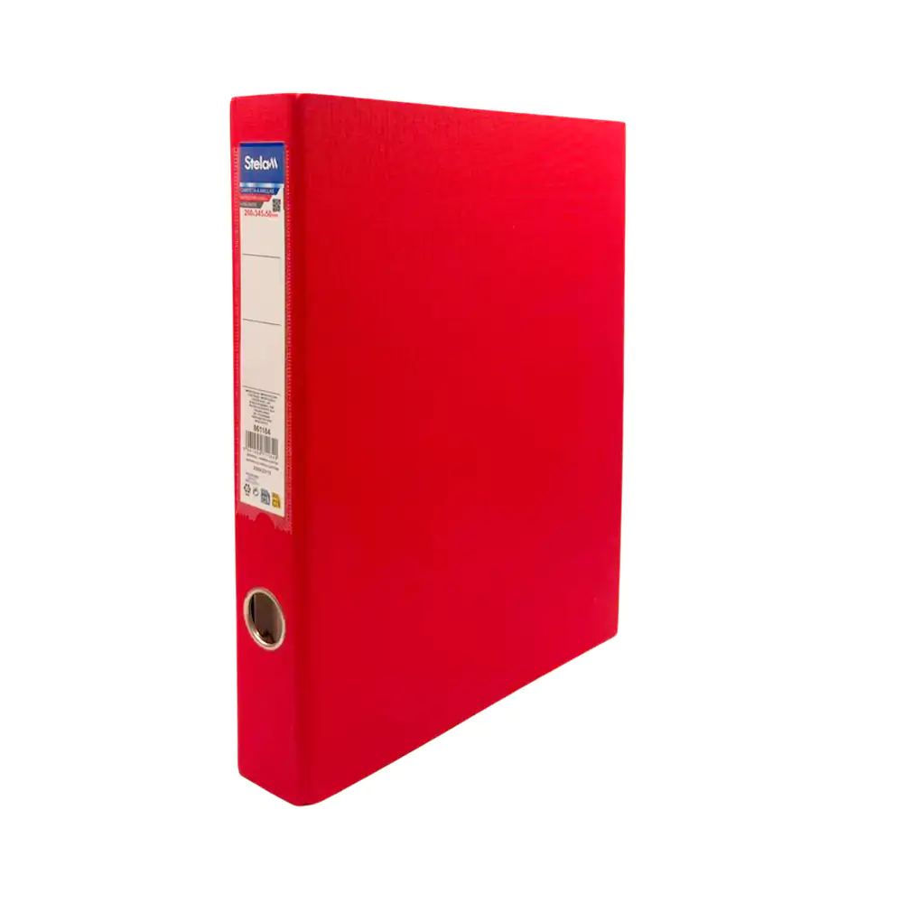 Carpeta recopilador stelam con 4 anillos metálicos, 26x34.5x5cm, vari…
