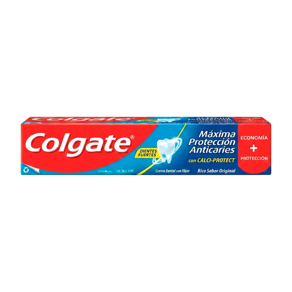 1pza Pasta dental colgate, sabor original, 50ml / 911567