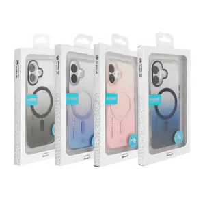 Funda bicolor para iphone 17 con efecto degradado y magsafe, variedad…