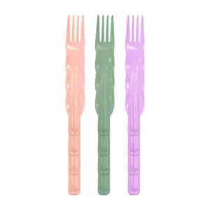 Paquete con 12 tenedores de plástico, variedad de colores / l-5308 / …