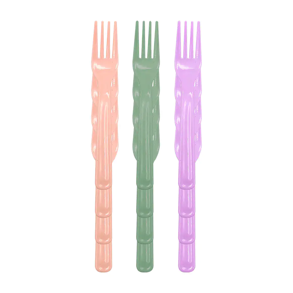 Paquete con 12 tenedores de plástico, variedad de colores / l-5308 / …