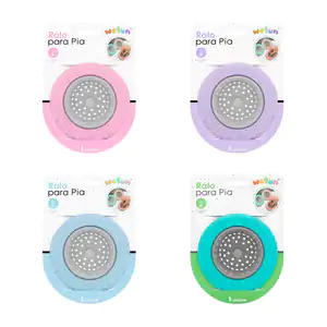 Colador de silicona con orificios y base de plástico resistente para …