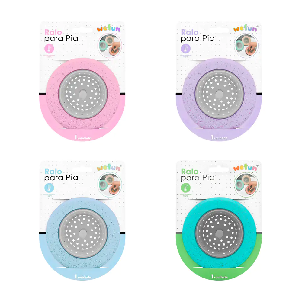 Colador de silicona con orificios y base de plástico resistente para …