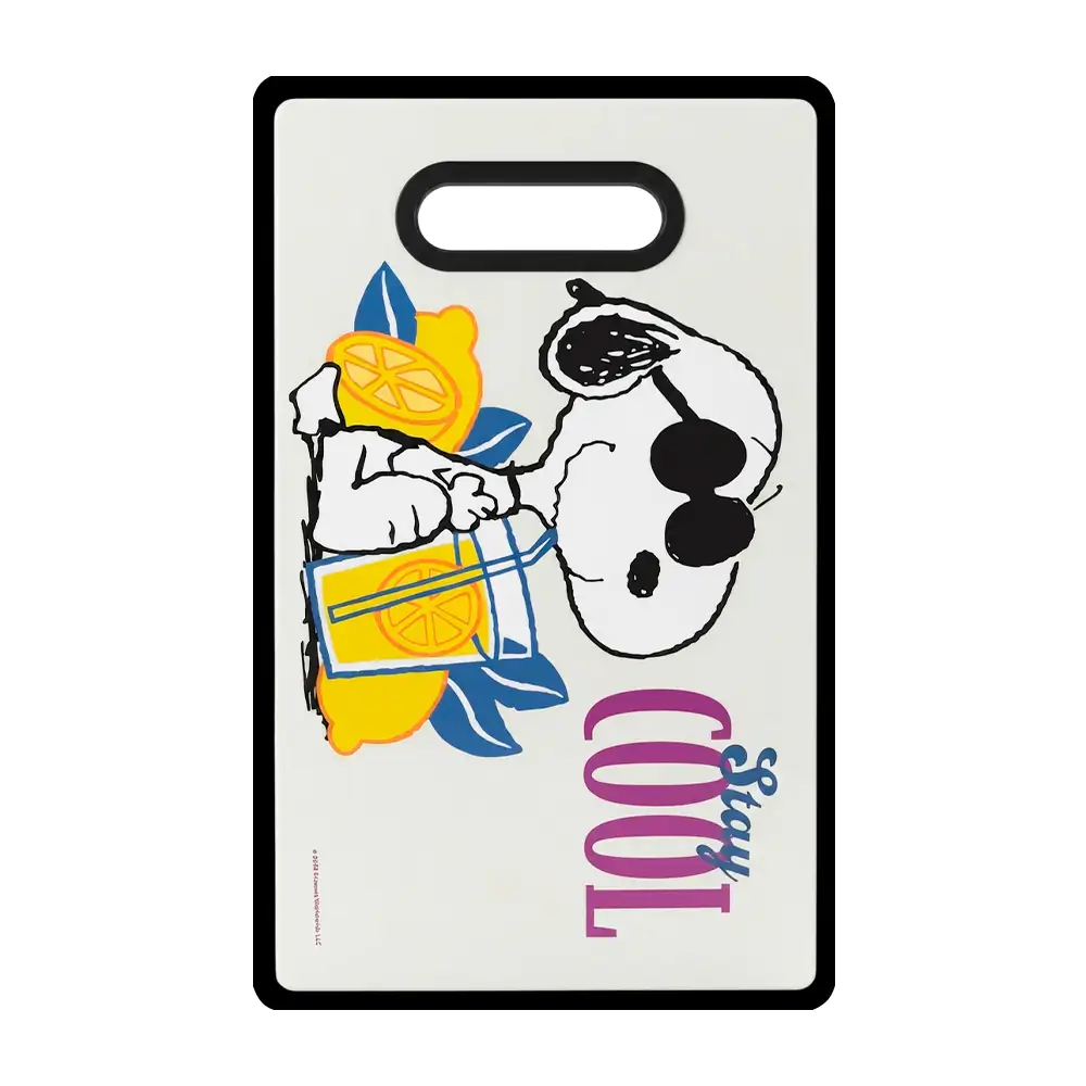 Tabla rectangular para cortar de plástico con estampado de snoopy, 37…