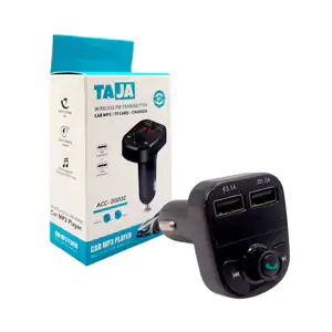 Transmisor inalámbrico plug + puertos de carga, manos libres y radio …