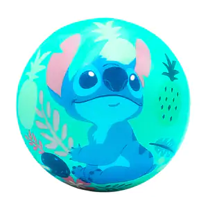 1pza Pelota de goma suave de 10cm con estampado de stitch