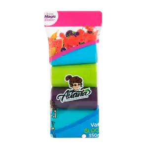 Paquete aitana con 5 vasos de plástico con capacidad de 350ml, varied…