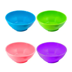 1pz Plato hondo tipo sopero aitana de pastico, 14.5cm, variedad de co…