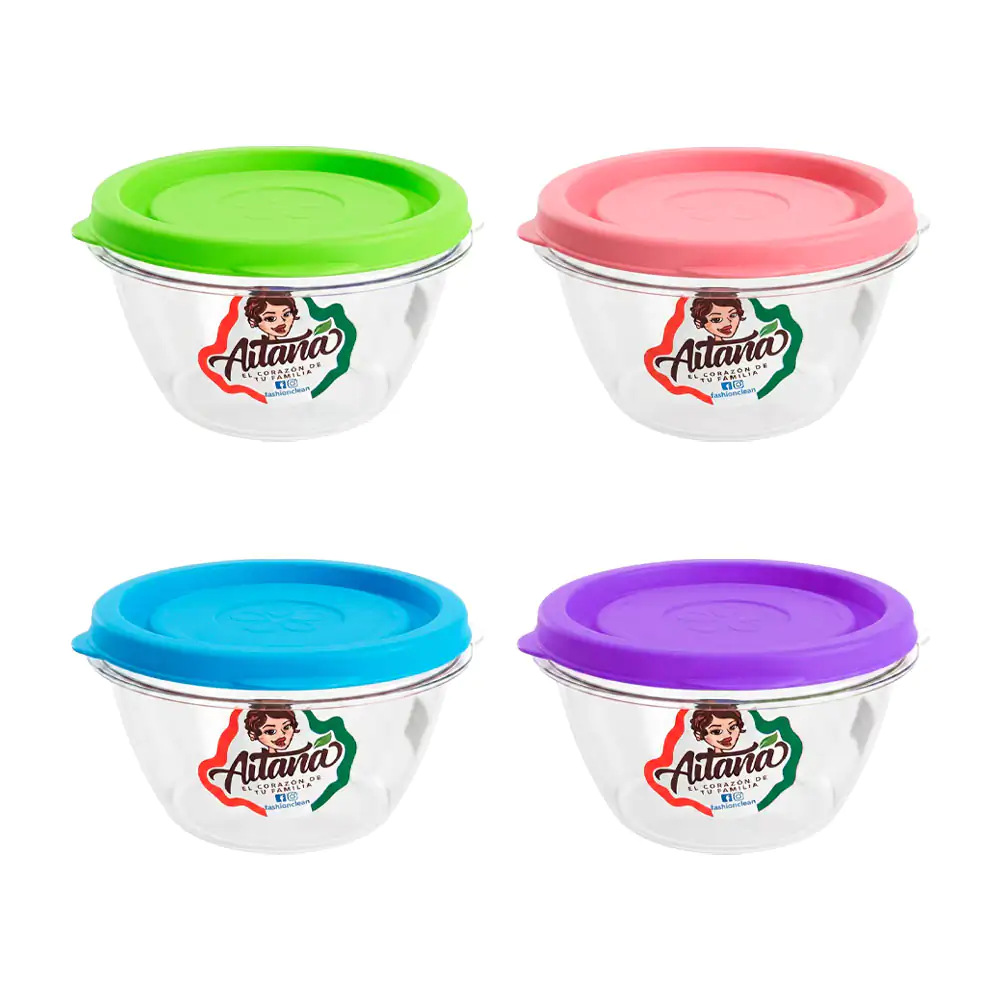 1pz Mini tupper de plástico aitana con capacidad de 60ml, variedad de…