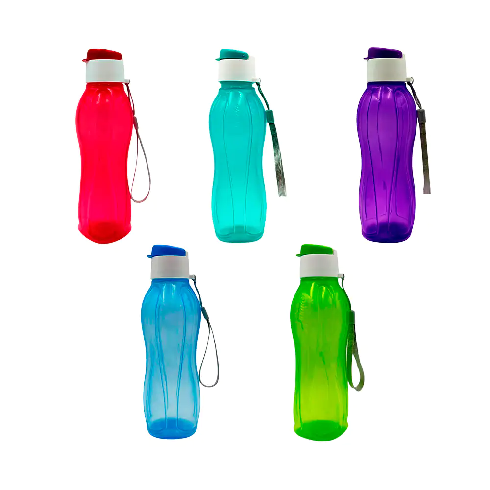 Botella tipo termo aitana transparente con capacidad de 600ml, varied…