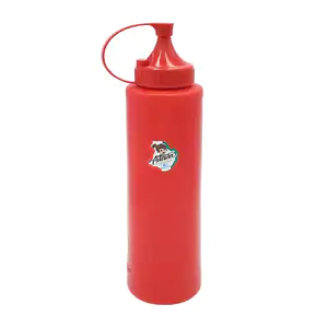1pz Bote de plástico aitana para condimentos en color rojo con capaci…