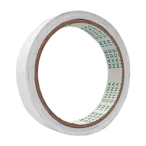 1pza Cinta blanca doble cara de 10m x 1.8cm / b8324