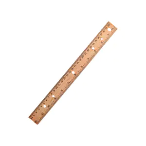 1pz Regla de madera con agujeros para hacer círculos, multifuncional,…