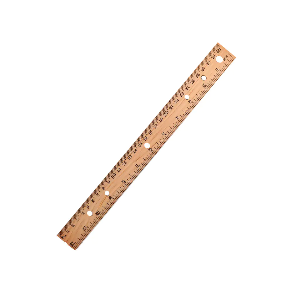 1pz Regla de madera con agujeros para hacer círculos, multifuncional,…