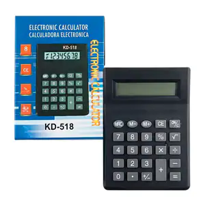 Calculadora digital de 9 digitos, funciones sencillas con display gra…