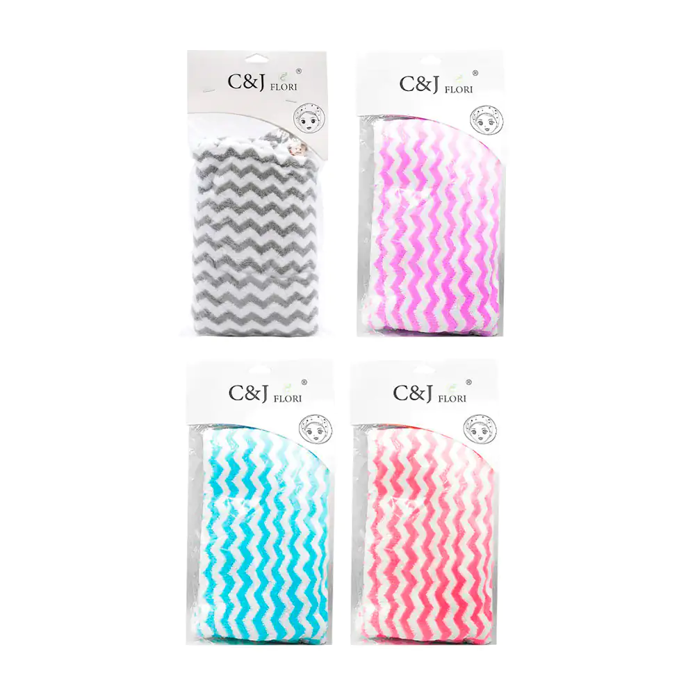 Gorro de microfibra c&j flori para secado de cabello con oso de mader…