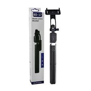 Tripié plegable para cámara o celular, 41cm expandible a 170cm / bd-17