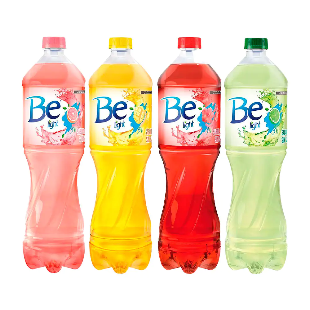 Bebida saborizada be light de 1.5litros, variedad de sabores / belight
