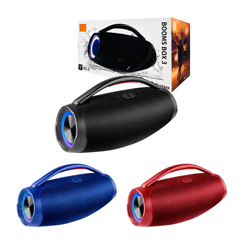 Bocina cilíndrica con agarradera e iluminación led lateral, variedad …