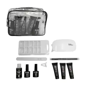 Kit para hacer las uñas de polygel, lámpara uv, esmalte en gel, nails…