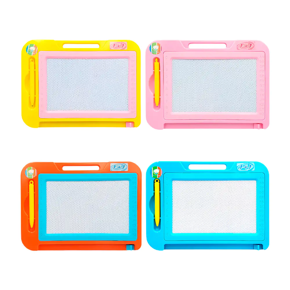 Pizarrón mágico rectangular con pluma, 25x18cm, variedad de colores /…