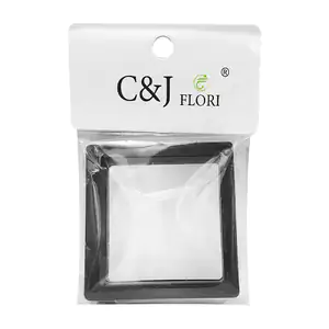 Paquete c&j flori con marco exhibidor para joyas, 7x7cm, multiusos