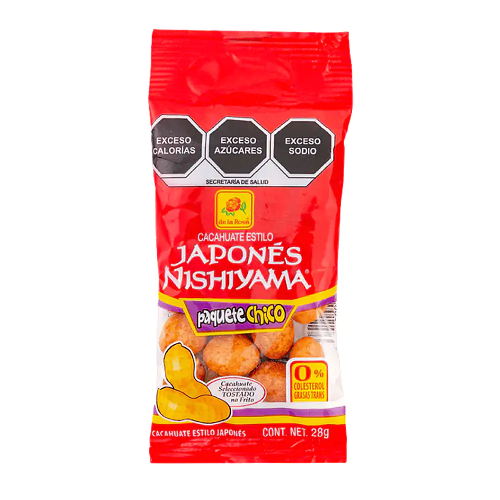 1pz cacahuates japoneses de la rosa, cacahuate tostado, 28g / cacahua…