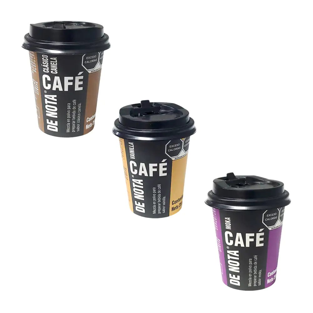 1pz mini vaso térmico + mezcla en polvo para preparar café, 25g, vari…