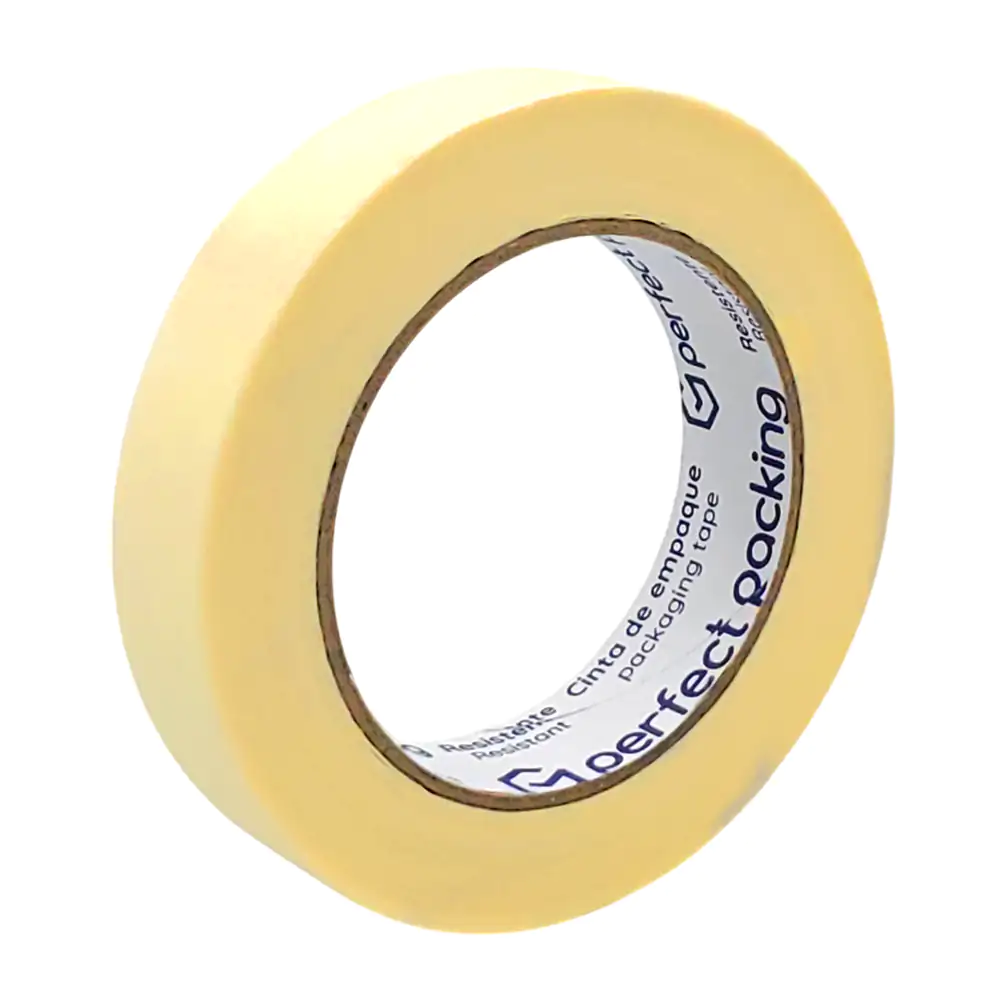 1pza cinta masking tape - cinta de empaque, 50 metros con ancho de 24…